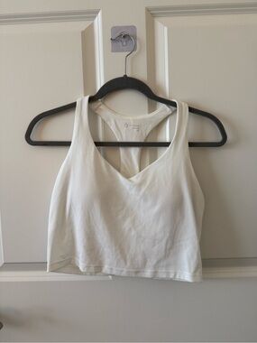 Aerie OFFLINE V-Neck Racerback Crop Top With Built In Bra